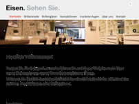 Eisen Optikergeschäft AG website screenshot