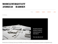 Modellwerkstatt Andreas Hadorn website screenshot
