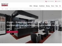 Website Screenshot Kochoptik ZH Bahnhofstrasse