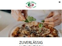Website Screenshot Restaurant Pizza Bella