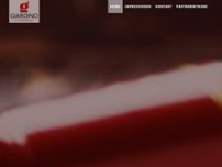 Giardiono Restaurant und Bar website screenshot