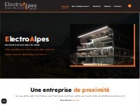 Website Screenshot ElectroAlpes