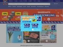 Website Screenshot ALDI SUISSE