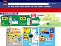 Website Screenshot ALDI SUISSE