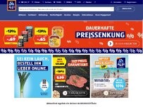 Website Screenshot ALDI SUISSE