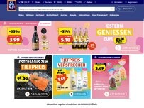 Website Screenshot ALDI SUISSE