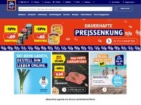 Website Screenshot ALDI SUISSE