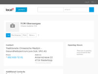 TCM Oberaargau website screenshot