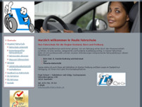 Paulis Fahrschule website screenshot