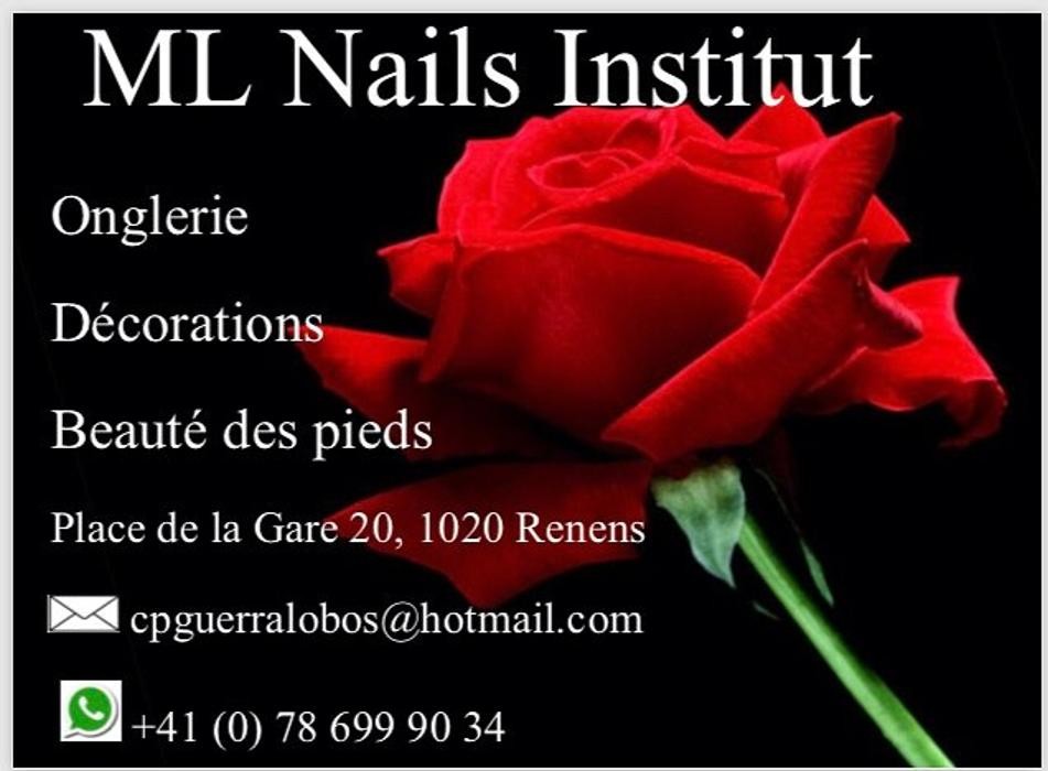 ML NAILS INSTITUTE Logo