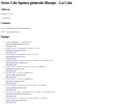 Website Screenshot Swiss Life Agence générale Morges - La Côte