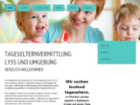 Tageselternvermittlung Lyss und Umgebung website screenshot