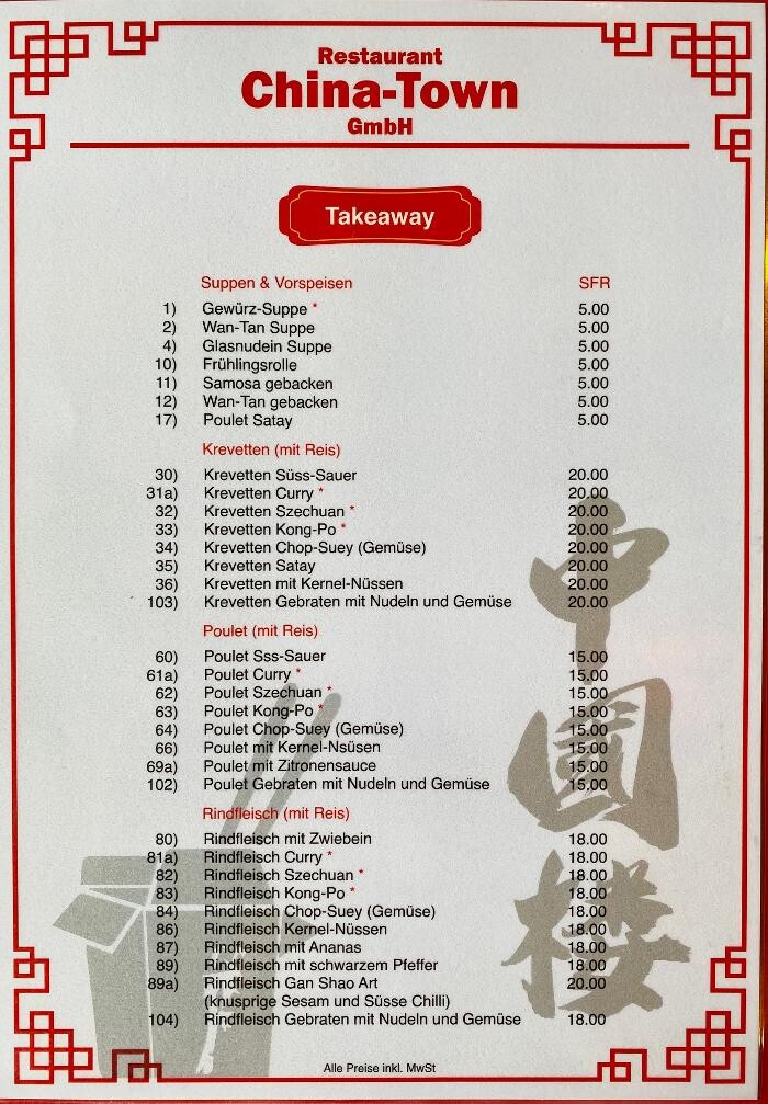 Bilder Restaurant China Town