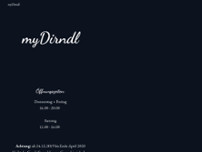 myDirndl website screenshot