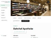 Website Screenshot Bahnhof Apotheke