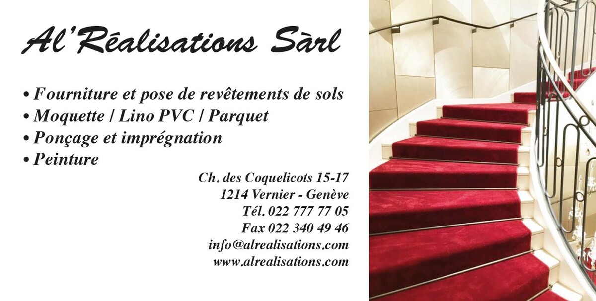 Al'Réalisations : Revêtements de sols à Vernier Logo