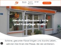 Website Screenshot c'est le pied Fusspflege-Studio