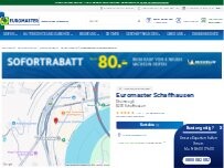 Website Screenshot Euromaster Schaffhausen