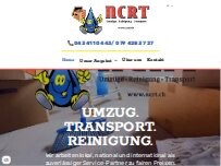 Website Screenshot NCRT Reinigung & Transport GmbH