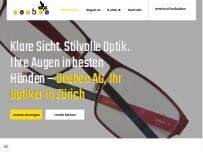 Website Screenshot Seebee AG Sehtest Zürich