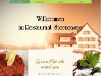 Website Screenshot Restaurant Sternensee