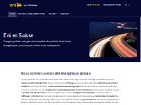 Website Screenshot Eni
