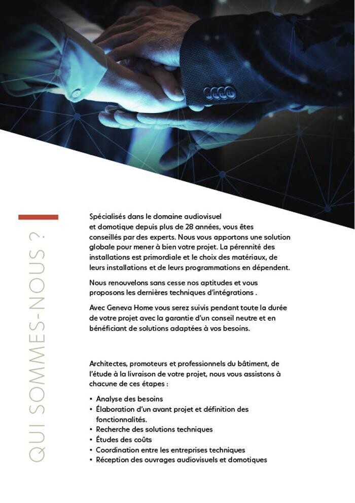 Bilder HOME TECH SUPERVISION | Engineering Consulting Audiovisual & Home Automation Integrator