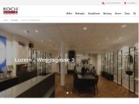 Website Screenshot Kochoptik Luzern Weggisgasse