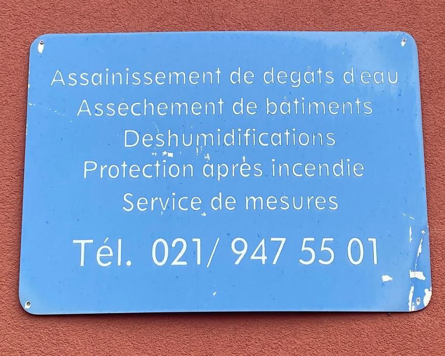 Bilder Pro'Dégâts Assèchement Sàrl