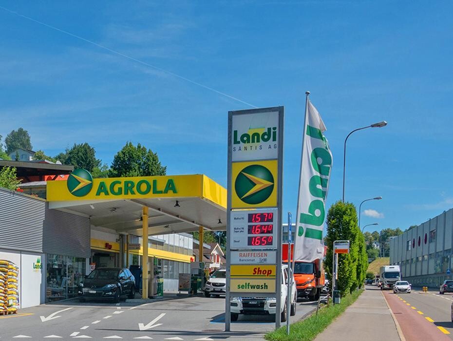 Bilder AGROLA Tankstelle & LAVEBA Shop Herisau, LAVEBA LANDI AG