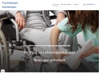 Website Screenshot Physiotherapie Bahnhofplatz