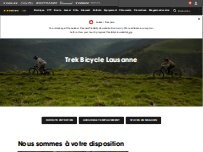 Website Screenshot Trek Bicycle Lausanne