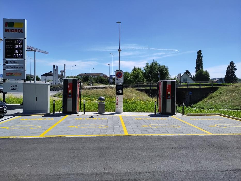 Bilder Migrol Charging Station
