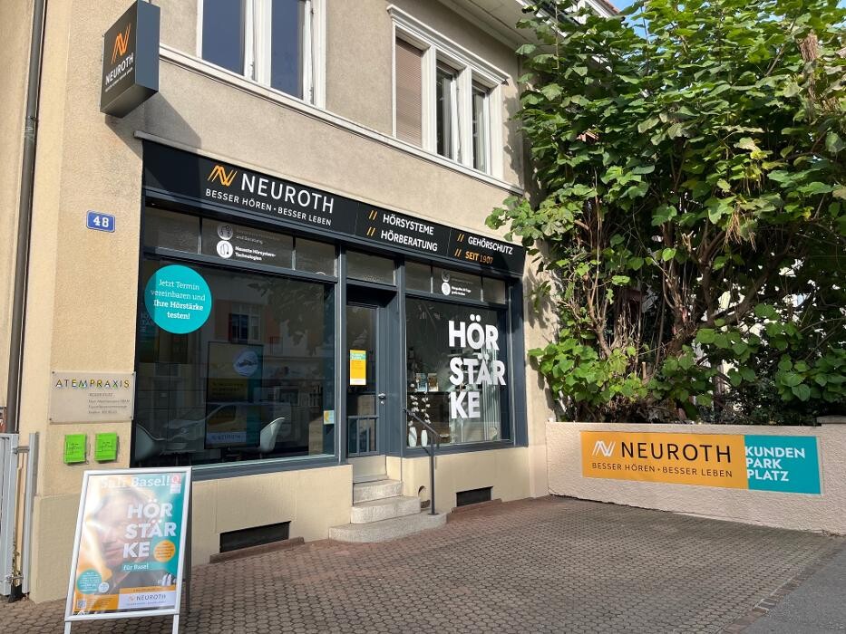 Bilder Neuroth Hörcenter AG Basel Reiterstrasse