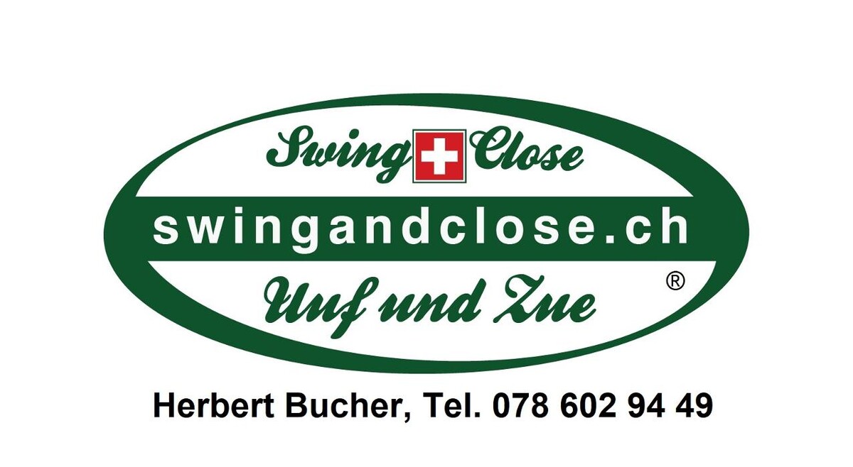 Swing and Close, Herbert Bucher Logo