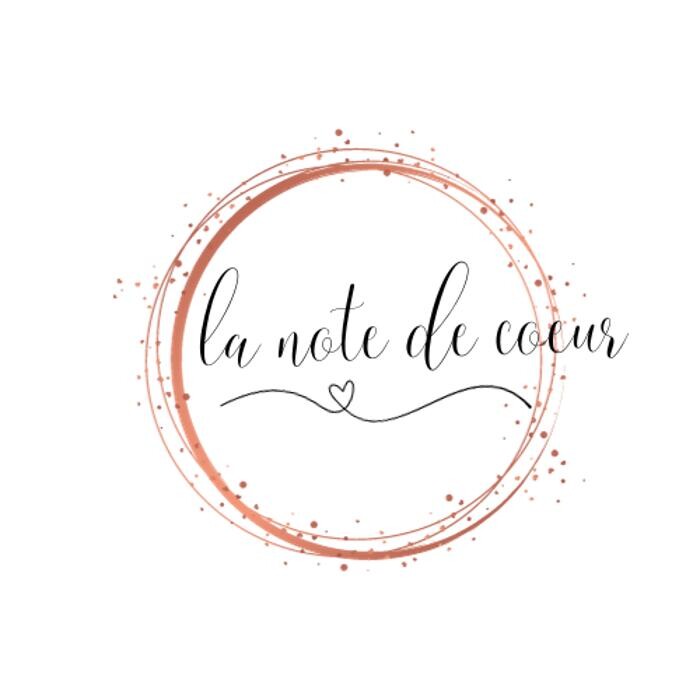La note de cœur Logo