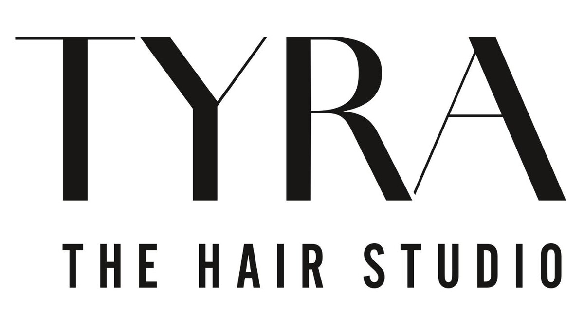 TYRA THE HAIR STUDIO Logo