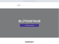 Website Screenshot BlütenStaub