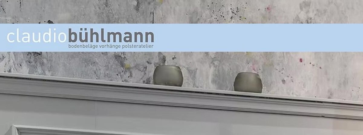 Bodenbeläge Vorhänge Polsterei Claudio Bühlmann AG Logo