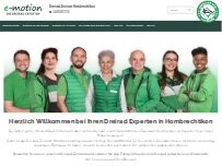 Website Screenshot Dreirad-Zentrum Hombrechtikon
