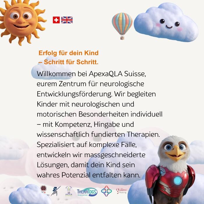 Bilder ApexaQLA Suisse - Kindertherapiezentrum Rive du Lac