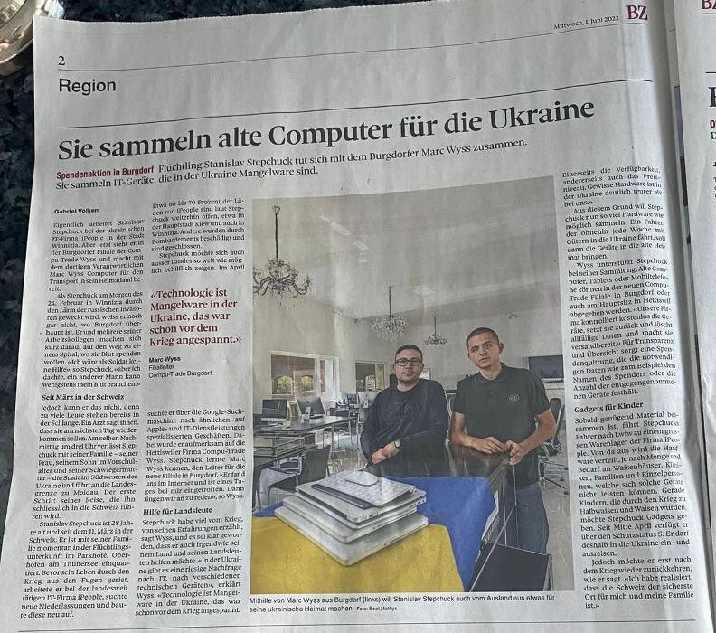 Bilder Compu-Trade Wyss IT-Support für Apple und Windows in Burgdorf