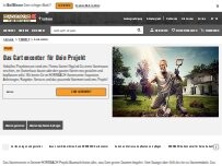 Website Screenshot Gartencenter HORNBACH Biel/Bienne