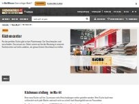 Website Screenshot Küchencenter HORNBACH Affoltern am Albis