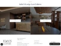 Website Screenshot Le John's Lodge Restaurant