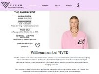 Website Screenshot VIVYD Fashion meets Coffee