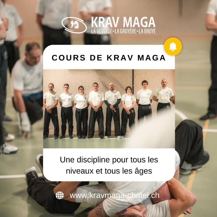 Bilder CENTRE DE FORMATION DE KRAV MAGA DE LA VEVEYSE GRUYÈRE ET DE LA BROYE sur les sites de Châtel-St-Denis Bulle et Payerne
