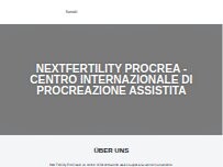 Website Screenshot NextFertility Procrea -  Centro Internazionale di Procreazione Assistita
