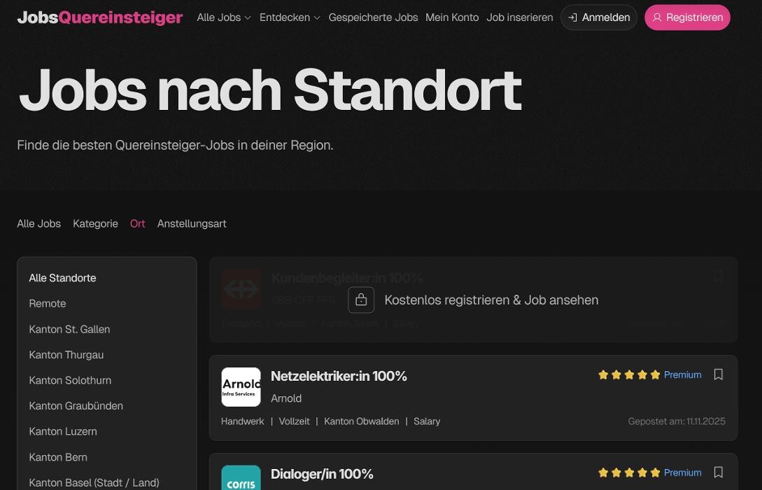 Bilder Jobs Quereinsteiger