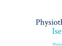 Website Screenshot Physio Isenegger GmbH